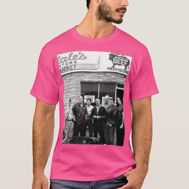 Sopranos Familjen retro T Shirt (Framsida)