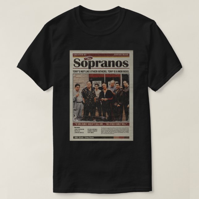 Sopranos T Shirt (Design framsida)