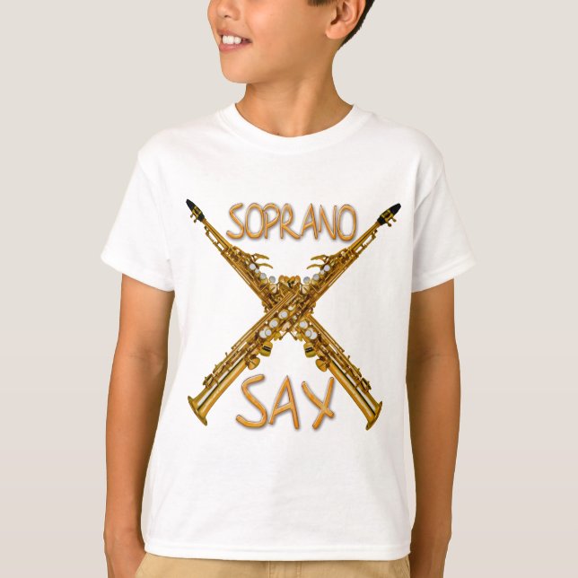 SopranSax Tee Shirt (Framsida)