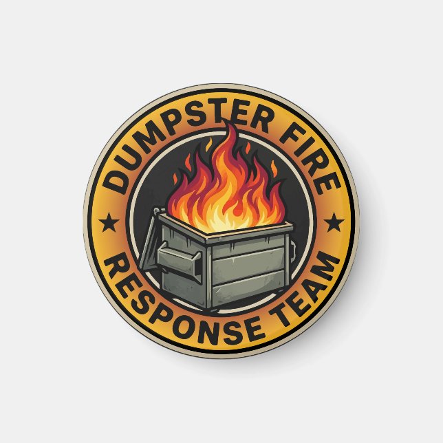 soptröjarbetsteam magnet (Framsidan)