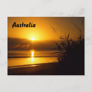 Sopvykort för australisk strand vykort
