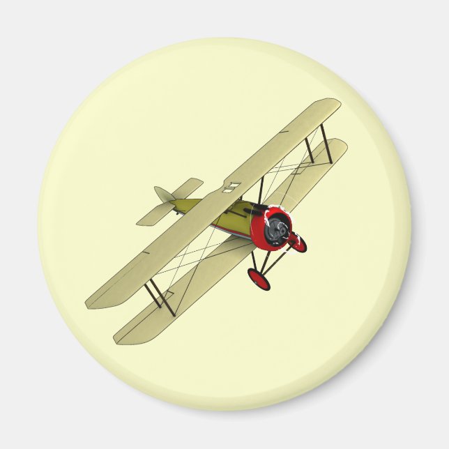 Sopwith Camel Biplane Magnet (Framsidan)