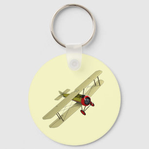 Sopwith Camel Biplane Nyckelring