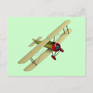 Sopwith Camel Biplane Vykort