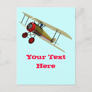 Sopwith Camel och Pilot Vykort