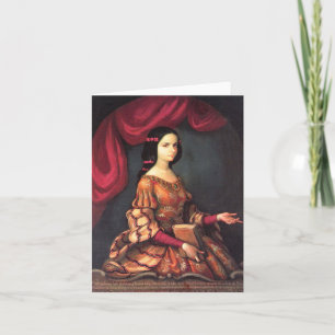 Sor Juana en añosJ. Sánchez för los 15 konst Kort
