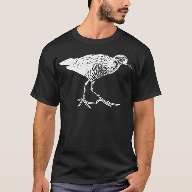 Sora Carolina Rail White T Shirt (Framsida)