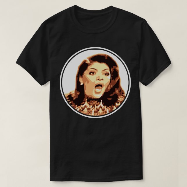 Soraya Montenegro Gasps på spanska Novela T Shirt (Design framsida)