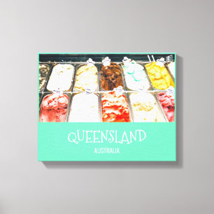 Sorbet glass Queensland Australiens reseutskrift Canvastryck