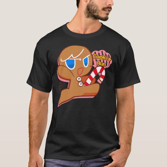 Sorbet Shark Cookie! Cookie Springa T Shirt (Framsida)