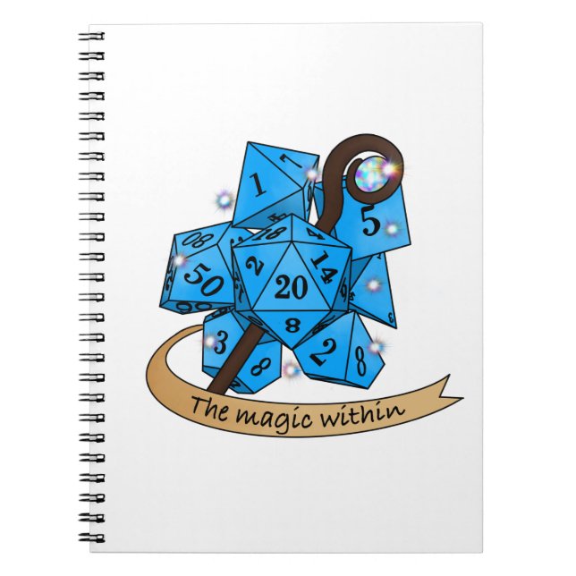 Sorcerer Dice Design Anteckningsbok (Framsidan)