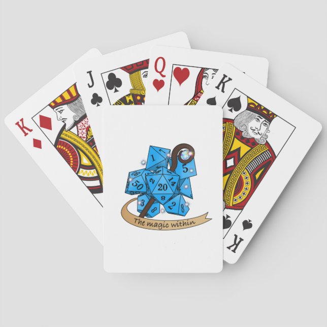 Sorcerer Dice Design Casinokort (Baksidan)