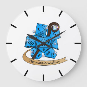 Sorcerer Dice Design Stor Klocka
