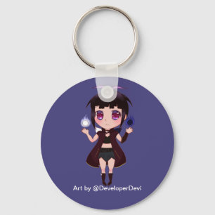Sorceress Halcy Keychain (Runda) Nyckelring