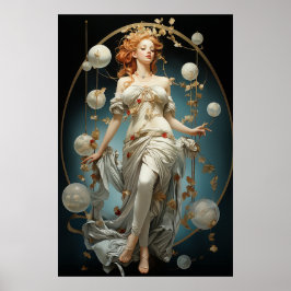 Sorceress- och sfärmålningen poster