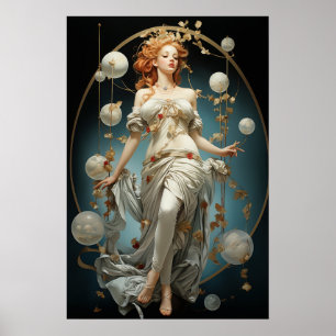 Sorceress- och sfärmålningen poster