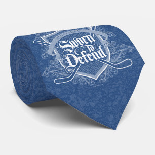 Sörd till försvaret (Hockey Defenseman) Neck Tie Slips