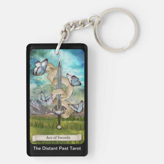 Sordkortets avsides gångna Tarot Deck Ace (Baksidan)