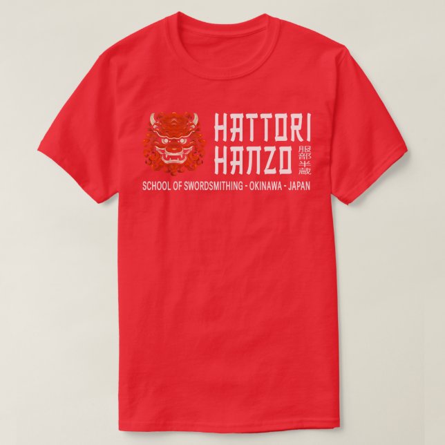 Sordsmithing Hattori Hanzo T Shirt (Design framsida)