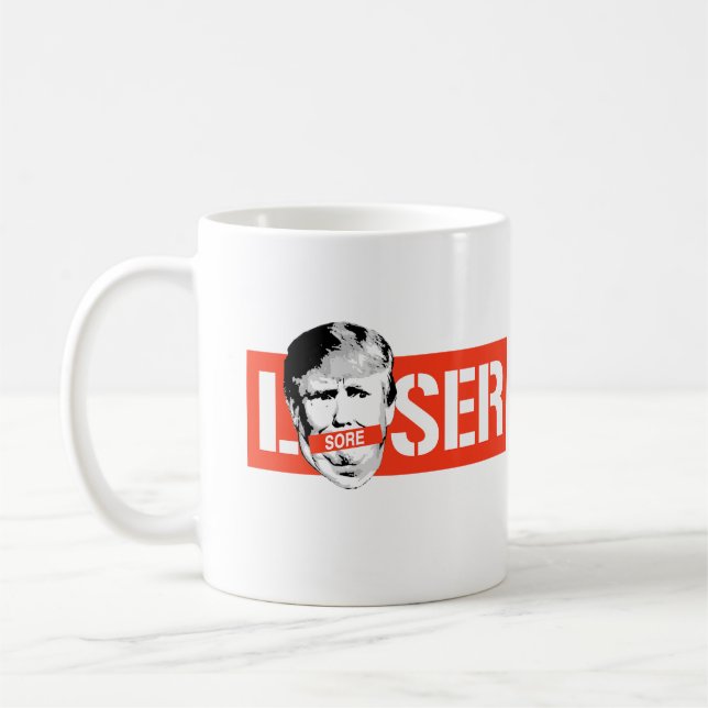SORE LOSER TRUMP KAFFEMUGG (Vänster)