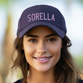 Sorella (syster) Personlig Embroiderad Hat Broderad Keps
