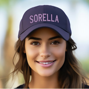 Sorella (syster) Personlig Embroiderad Hat Broderad Keps