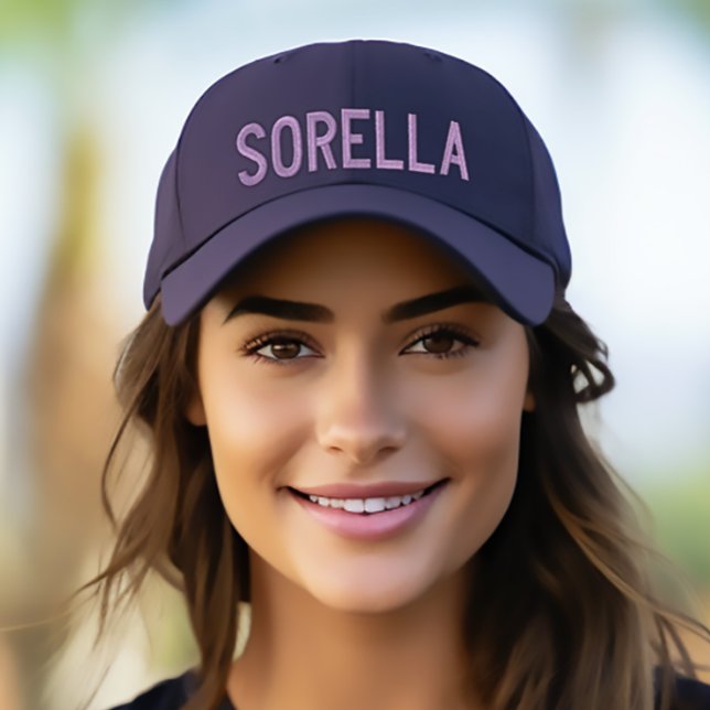 Sorella (syster) Personlig Embroiderad Hat Broderad Keps (Sorella (Italian for "Sister")
Embroidered Baseball Cap)