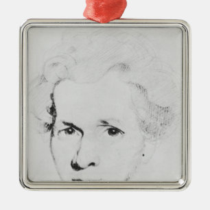 Soren Aabye Kierkegaard Julgransprydnad Metall