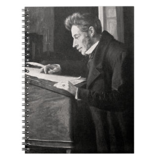 "SOREN KIERKEGAARD", ANTECKNINGSBOK MED SPIRAL