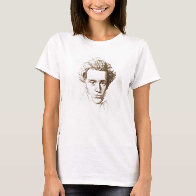 Søren Kierkegaard - Existentialistfilosof Tee Shirt (Framsida)
