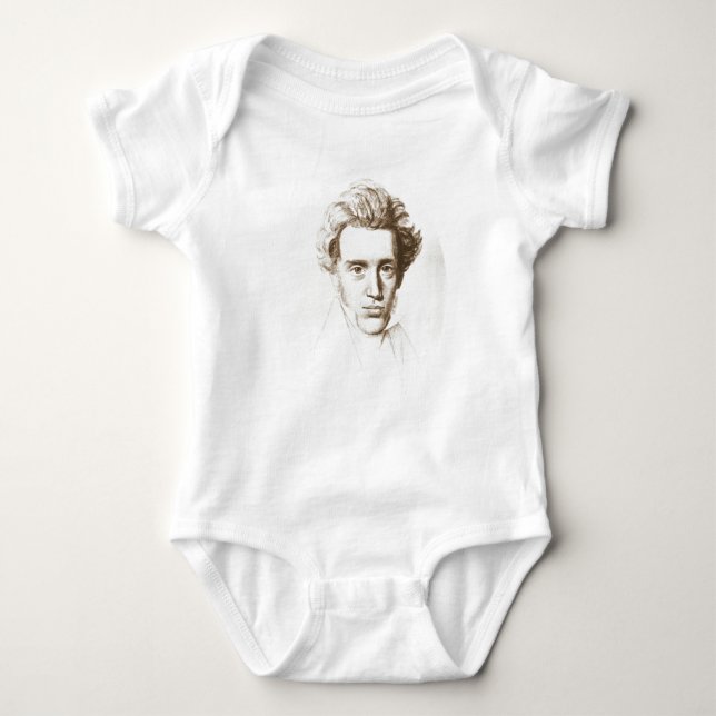 Søren Kierkegaard - Existentialistfilosof Tee Shirt (Framsida)
