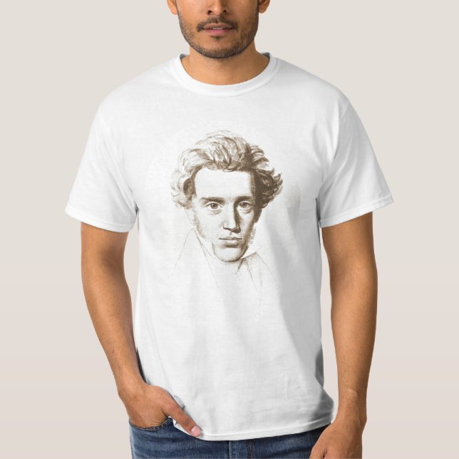 Søren Kierkegaard - Existentialistfilosof Tee Shirt (Framsida)