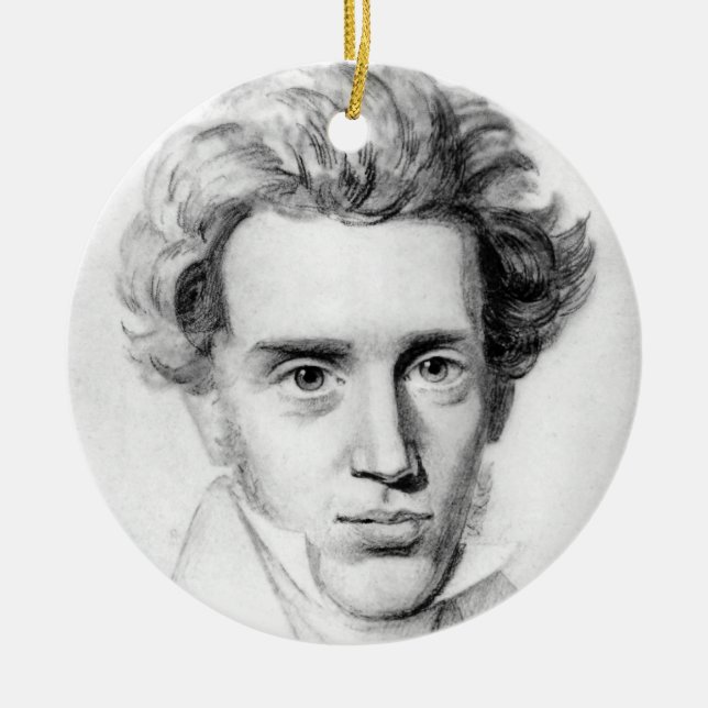 "SOREN KIERKEGAARD ", JULGRANSPRYDNAD KERAMIK (Framsidan)