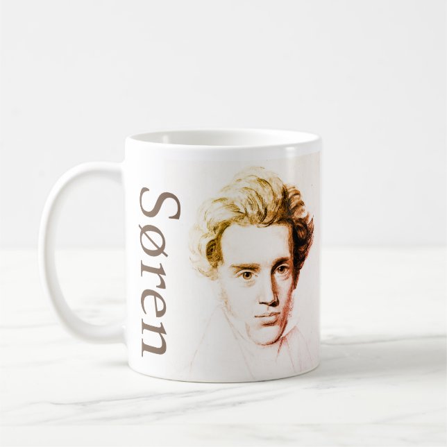 Søren Kierkegaard Kaffemugg (Vänster)