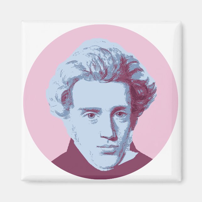 Soren Kierkegaard Magnet (Framsidan)