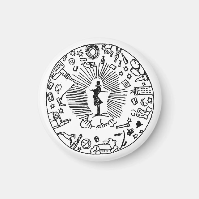 "SOREN KIERKEGAARD OCH CORSAIR AFFAIR" MAGNET (Framsidan)