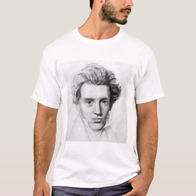Soren Kierkegaard porträtt Tröja (Framsida)