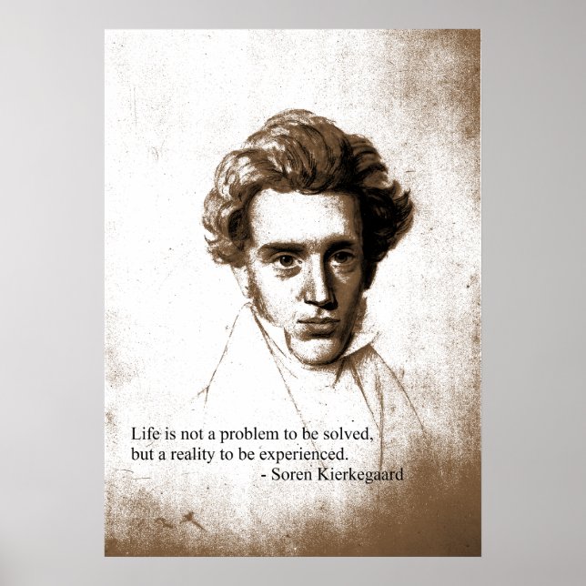 Soren Kierkegaard Poster (Framsidan)