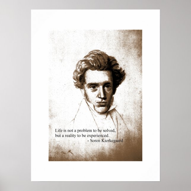Søren Kierkegaard - Poster - Philosophy (Framsidan)