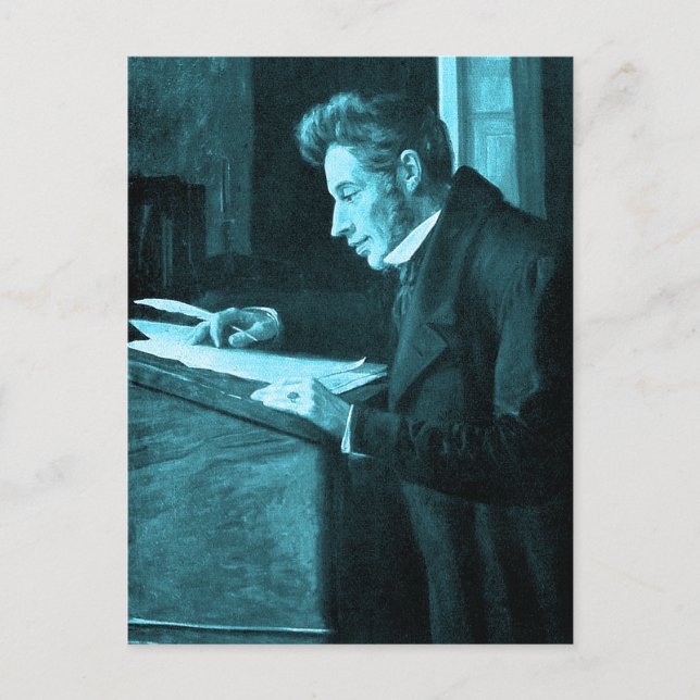 "SOREN KIERKEGAARD", VYKORT (Framsida)