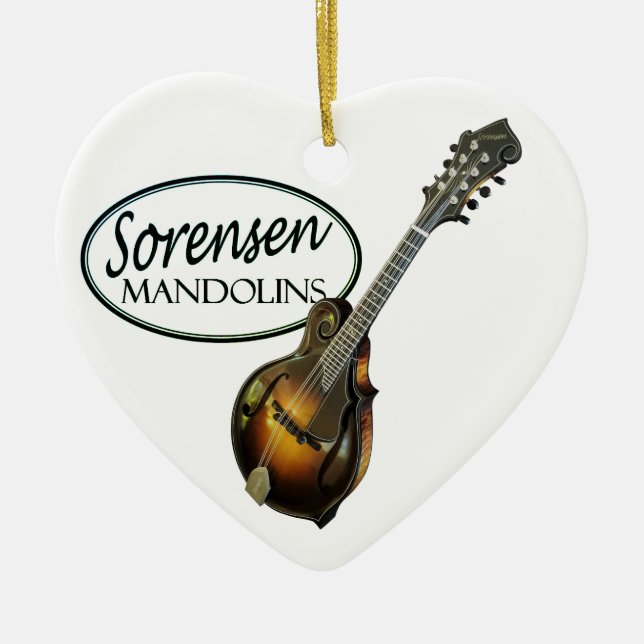 Sorensen Mandolins jul Ornament (Framsidan)