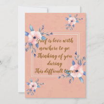 "Sorg är kärlek utan förankring", välmående-kort.