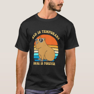 Sorg Är Tillfällig Swag Är Evig Capybara Meme T Shirt