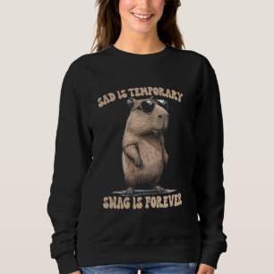 Sorg Är Tillfällig Swag Är Evigt Capybara Meme T Shirt