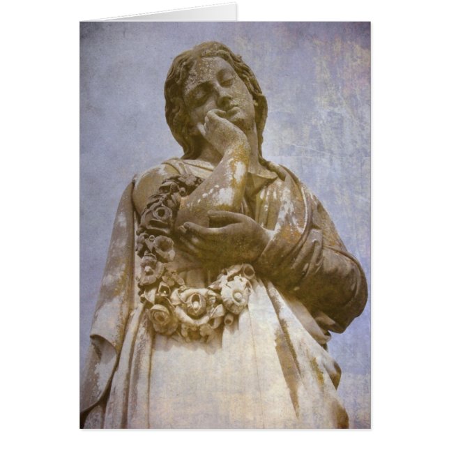 sorg hälsningskort (Framsidan)