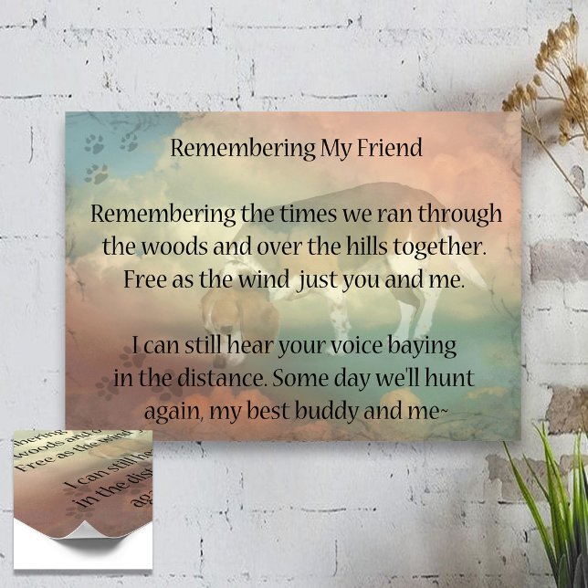 Sorg över Beagle-djur Poster (Skapare uppladdad)