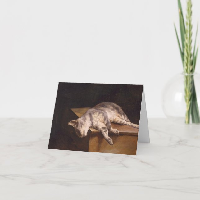 Sorg över död katt kort (Framsida)