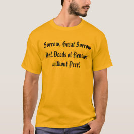 Sorg underbar sorgskjorta tee shirt