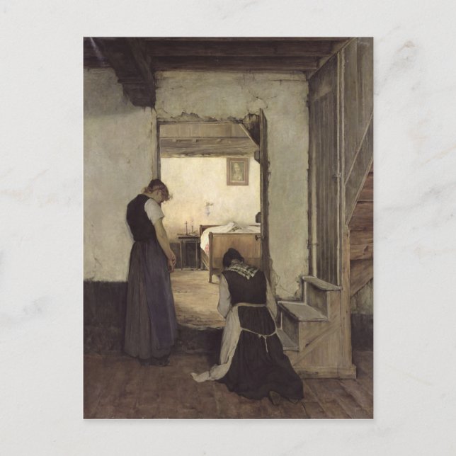 sorg vykort (Framsida)