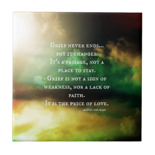 SORGEN avslutar aldrig Kakelplatta